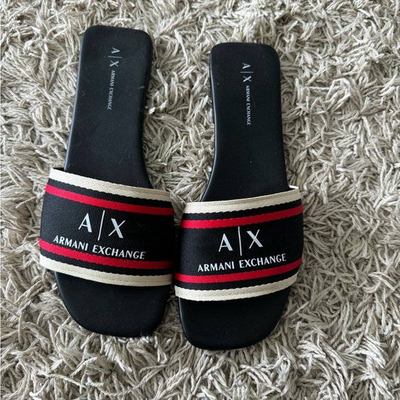Armani exchange flip flops - Picture 1 of 2